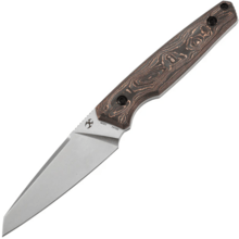 Kansept Parr Stonewashed CPM S35VN Copper Carbon Fiber - KNIFESTOCK