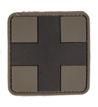 Mil-Tec PATCH 3D FIRST AID PVC M.KLETT oliva LG 16830201 - KNIFESTOCK