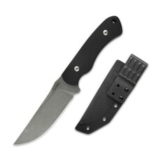 KUBEY Sicario Couteau à Lame Fixe Full Tang Manche G10 Noir KU240A - KNIFESTOCK