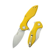 Kubey Noble Nest Liner Lock Couteau Pliant Manche Jaune G10 KU236H - KNIFESTOCK