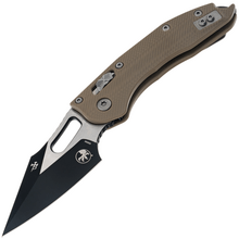 Microtech STITCH S/E RAM - LOK BLK PAINTED BLADE FLUTED G-10 TAN STD 169RL-1FLGT - KNIFESTOCK