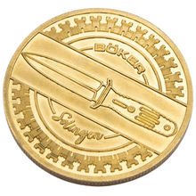 Böker Manufaktur Solingen Coin Messing 09BO770 - KNIFESTOCK