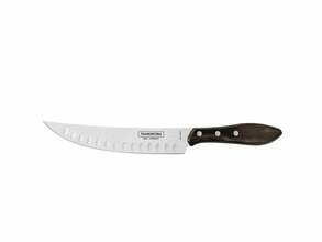 Tramontina Churrasco Polywood Butcher&#039;s Knife 20cm, Brown 21180/198 - KNIFESTOCK