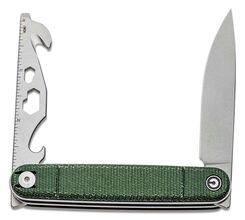 CIVIVI Crit z narzędziem wielofunkcyjnym Stonewashed/Zielona Micarta C20014F-3 - KNIFESTOCK