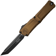 Microtech COMBAT TROODON GEN III T/E BLACK STANDARD TAN 1144-1TA - KNIFESTOCK