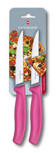 Victorinox nôž na steak 2ks. blister ružové 6.7936.12L5B - KNIFESTOCK