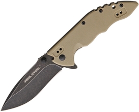 Real Steel E77 coyote, černý stonewashed 5114 - KNIFESTOCK