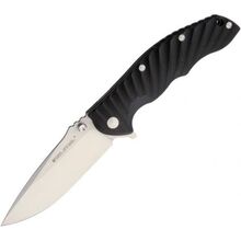 Real Steel T101 SE G10 černý, rýhovaný 7523 - KNIFESTOCK