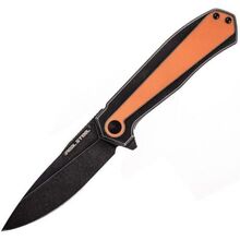 Real Steel T109 Flying Shark, Blackstone Orange 7822 - KNIFESTOCK