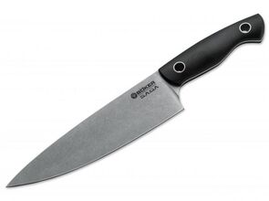 Böker Manufaktur séfkés 19.8 cm STONEWASH 130267 fekete - KNIFESTOCK