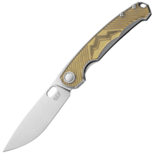 MKM ECLIPSE – MAGNACUT SATIN bld - Ti FRAME, ULTEM OVERLAY Linerlock MK EL-USW - KNIFESTOCK