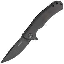 Petrified Fish PF949 Warrior Black Stonewash K110 Carbon Fiber PF949CDW - KNIFESTOCK
