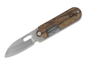 Black Fox Bean Gen 2 Satin Wood 01FX483 - KNIFESTOCK