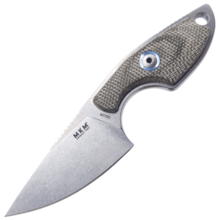 MKM MIKRO 1 Vihreä canvas micarta BÖHLER M390 - DROP POINT MK MR01-GC - KNIFESTOCK