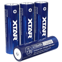 Xtar AA 4150mWh/2500mah-4 pcs AA 1.5V 4150MWH Battery (box +battery case) - KNIFESTOCK