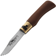 OLD BEAR® XS - STAINLESS STEEL, WALNUT HANDLE, SERRATED BLADE 9337/15_LN - KNIFESTOCK