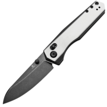 TENABLE KNIVES Beaver Blackwash Nitro-V 0.125''/3.2mm Ivory White and Black G10 T1105V2 - KNIFESTOCK