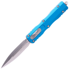 Microtech DIRAC DELTA D/E SATIN STANDARD BLUE 227-4BL - KNIFESTOCK