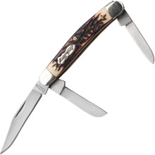 Schrade J.R. 2 3/4" 3 lame închise. Oțel 7Cr17MoV. - KNIFESTOCK