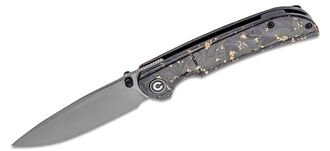 CIVIVI Imperium Stonewash CF/Gouden C2106A - KNIFESTOCK