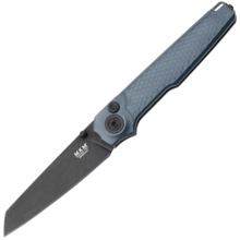 MKM MIURA – CPM Magnacut DSW bld - SOLID Grey Alu hdl, BUTTON LOCK - REV. S/S CLIP MK MI-AGYB - KNIFESTOCK