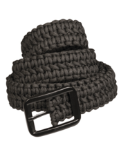 Mil-Tec PARACORD PÁSEK 40mm. černý 110cm. 13117002-110 - KNIFESTOCK