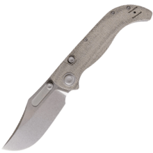 Vosteed Naga S35VN Stonewash Green Norplex UltreX™ Micarta A3902 - KNIFESTOCK