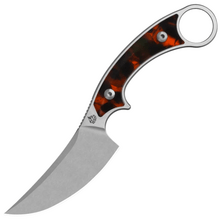 QPS Viper 10Cr15MoV, Stonewash, Griff: Schildpatt-Harz QS166-C1 - KNIFESTOCK