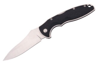 Herbertz HERBERTZ zsebkés, AISI 420 acél, Back Lock, rozsdamentes acél bélés, fekete G10 markolat 5 - KNIFESTOCK
