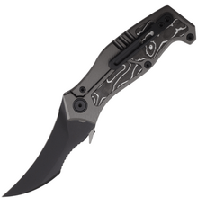 DC BLADES VENDETTA DLC, Silver Foil Carbon Fiber Inlay - KNIFESTOCK