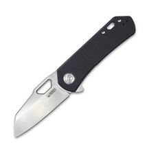 KUBEY Duroc Liner Lock Flipper Petit Couteau Pliant de Poche Manche Noir KU332A - KNIFESTOCK