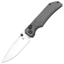 TENABLE KNIVES Eaglestrike Satin Nitro-V 0.118" / 3.0mm Black Micarta T1095V1 - KNIFESTOCK