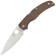 Spyderco Native Chief Ruskea Canvas Micarta CPM CRU-WEAR C244MPCW - KNIFESTOCK
