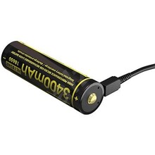 NITECORE Li-ion Oplaadbare Accu 3400 MAH - Micro USB NL1834R - KNIFESTOCK