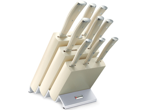 WUSTHOF sada IKON ROYAL CREME 9ks nožů + blok, krémový - KNIFESTOCK
