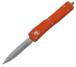 Microtech Utx-70 D/E Stonewash Standard 147-10OR - KNIFESTOCK