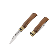 OLD BEAR® S - STAINLESS STEEL, WALNUT HANDLE, ROUNDED TIP BLADE 9357/17_LN - KNIFESTOCK