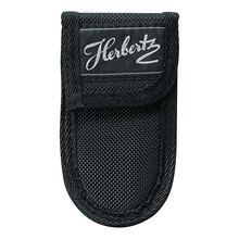 Étui pour couteau Herbertz, nylon noir, avec passant de ceinture, pour couteaux avec manche de 13 cm - KNIFESTOCK