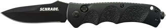 Schrade Black Tanto 4116 Oțel, Blocare cu Buton, Siguranță pe Spatele Mânerului - KNIFESTOCK