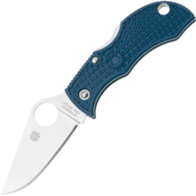 Spyderco Manbug Cobalt Blue FRN CPM SPY27 MPCBL - KNIFESTOCK