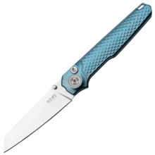 MKM MIURA - Integroitu titaanikahva - Sininen anodisoitu BÖHLER M390 MK MI-TBL - KNIFESTOCK