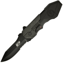 M&P M.A.G.I.C Asistovaný Klip Zoubkovaný Šedý Velký - Krabice SWMP4LS - KNIFESTOCK
