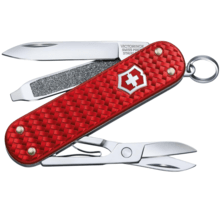 VICTORINOX Classic SD Precious Alox, Iconico Rosso 0.6221.401G - KNIFESTOCK