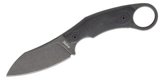 Lionsteel Fixed Blade M390 BLACK washed, Solid G10 handle, KYDEX sheath, Skinner H1B GBK - KNIFESTOCK