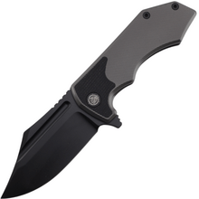 DC BLADES CETO DLC, Gold Pivot, Black Micarta Inlay - KNIFESTOCK