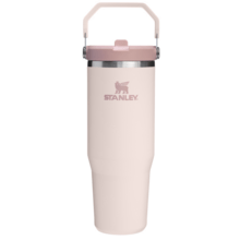 Stanley Termoska s integrovaným brčkem 890 ml The IceFlow™ Flip Straw 2.0 Tumbler Rose Quartz - KNIFESTOCK