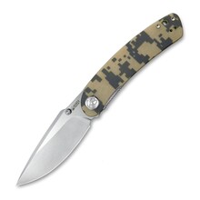 KUBEY Momentum Sherif Manganas Design Couteau Pliant à Liner Lock Manche Camo G10 KU344D - KNIFESTOCK
