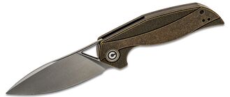 CIVIVI Anthropos Zwart Stonewashed Messing C903D - KNIFESTOCK