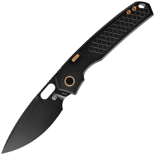 Vosteed Psyop Elmax Black Stonewash Black Titanium A2201 - KNIFESTOCK