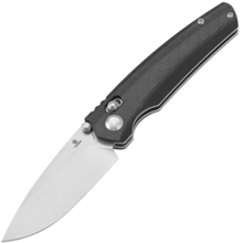 Tenable Knives Raven Stonewashed 14C28N, Twill Carbon Fiber T2109V1 - KNIFESTOCK